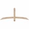 Ekena Millwork Bellingham Smooth Timber Gable Bracket, Douglas Fir, 60"W x 25"H x 1 1/2"D x 3 1/2"F, 10/12 Pitch GBW060X25X0204BEL00SDF - alternate 1
